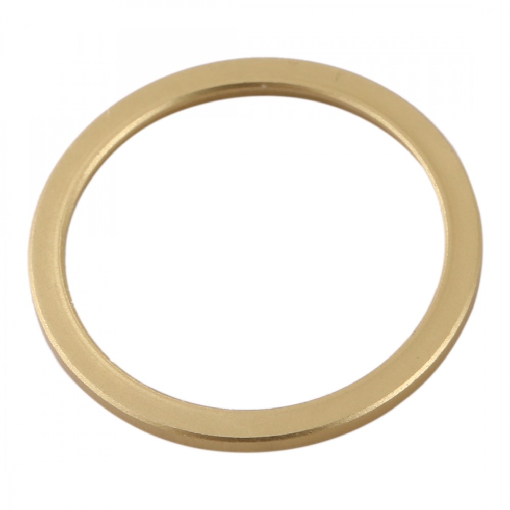 2 PCS Rear Camera Glass Lens Metal Protector Hoop Ring for iPhone 11(Gold) iPhone Replacement Parts Apple iPhone 11